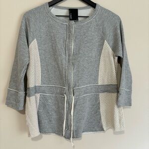 Anthropologie Dolan T-Shirt Zipper Sweater